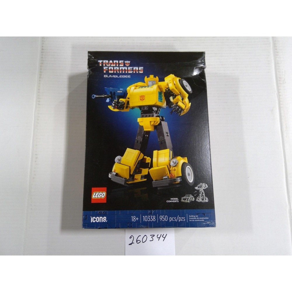 LEGO Icons Transformers Bumblebee 10338 950 Pieces 18+ Building Set Converts